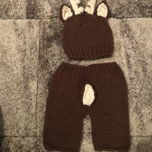 Crochet 0-3m Deer outfit
